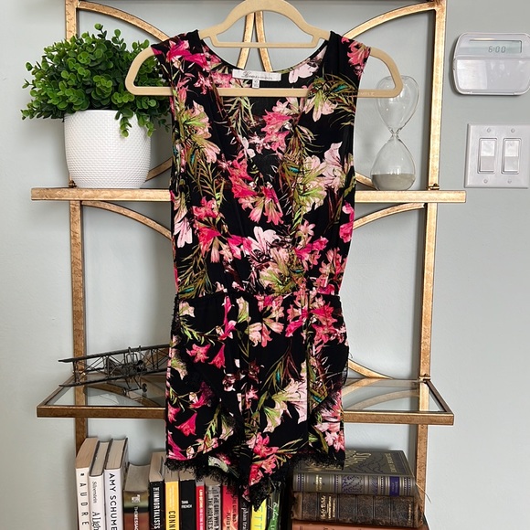 Lovers + Friends Tropical Floral Print Romper - Picture 4 of 7